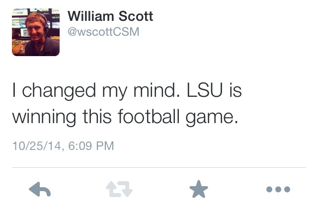 William Scott Tweet